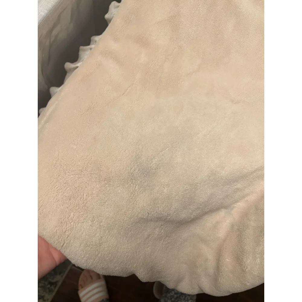 Baby Blanket Mickey Head Print With Hat And Tie - Warm-Cream Color- Used